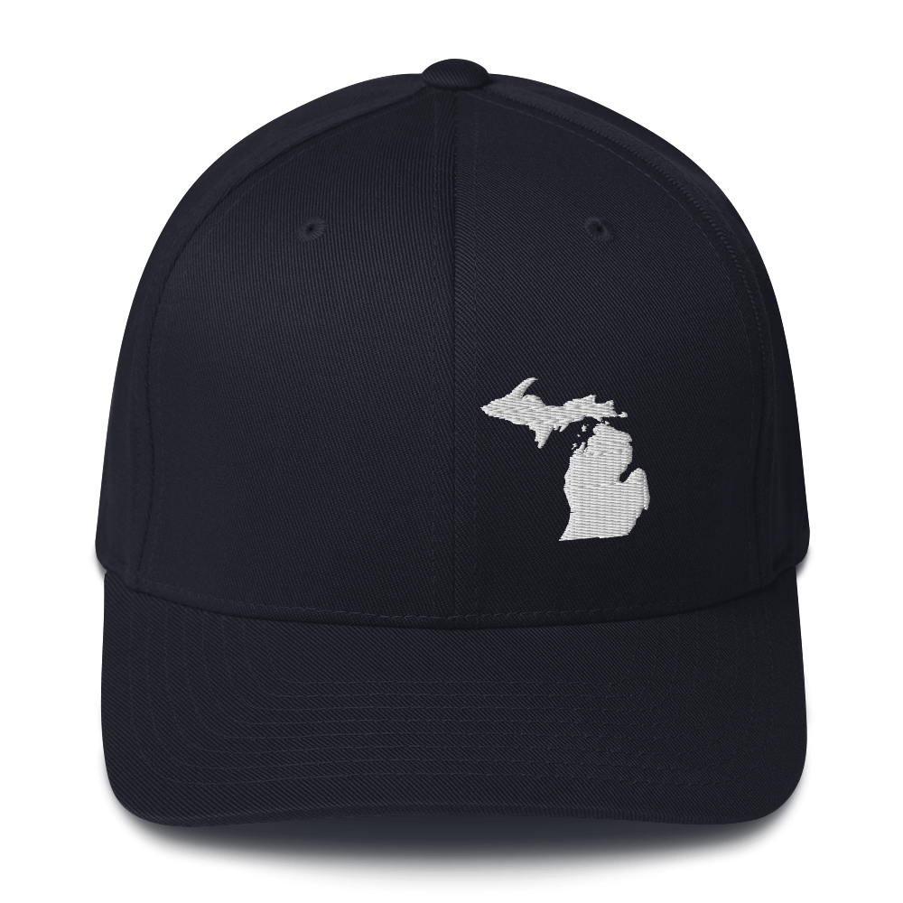 Michigan Fitted Baseball Cap (MI Outline)