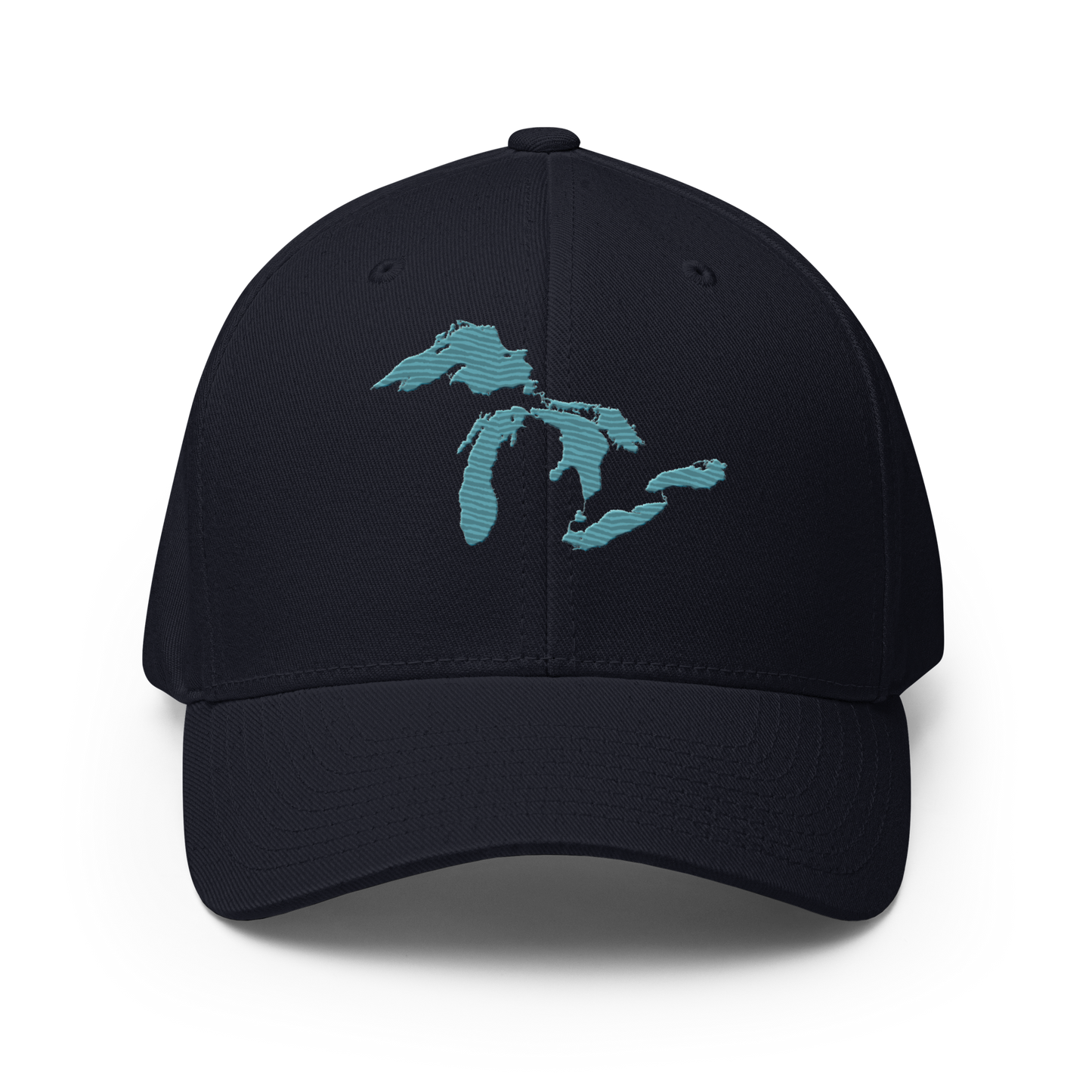 Great Lakes Fitted Baseball Cap (Huron Blue)