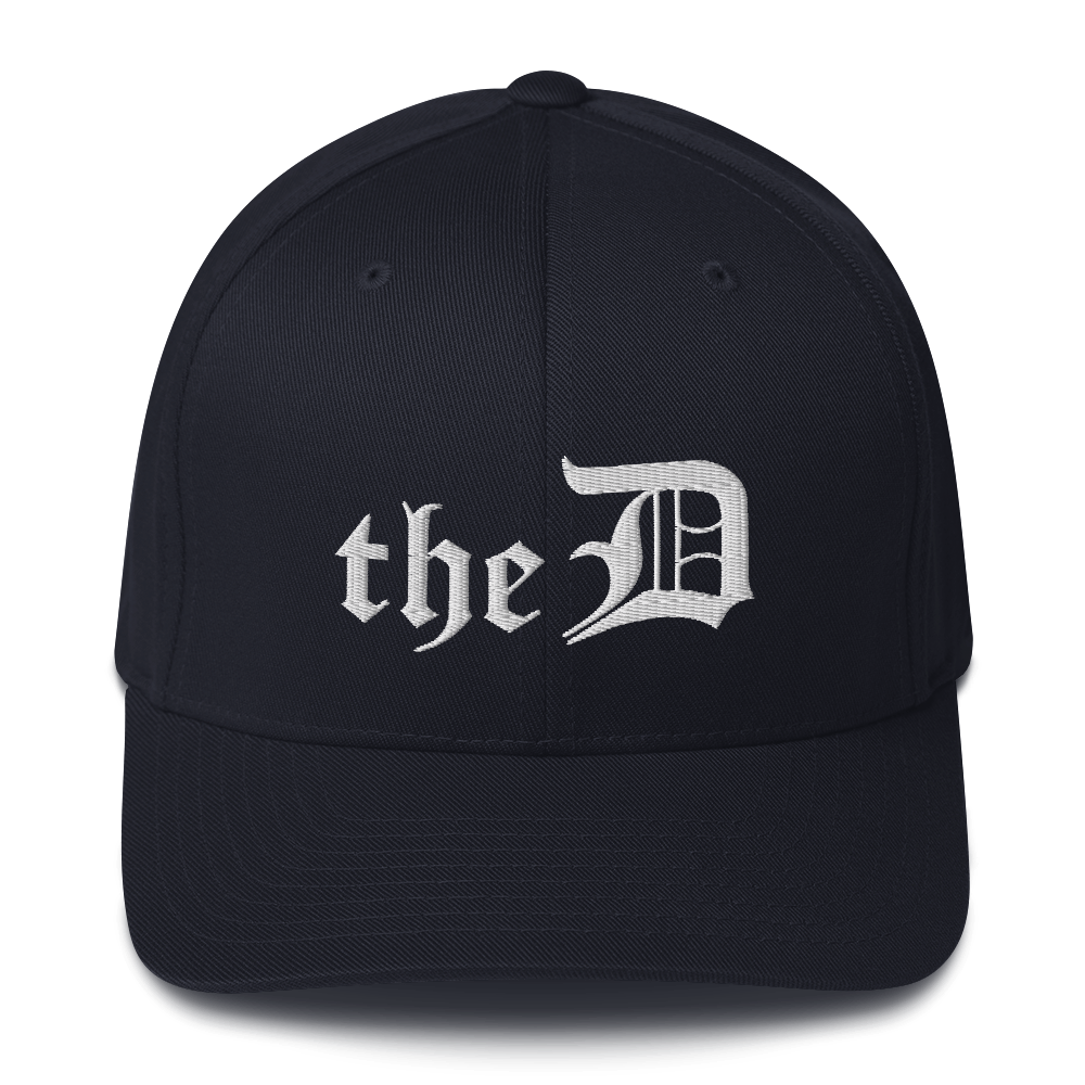 Detroit 'The D' Fitted Baseball Cap