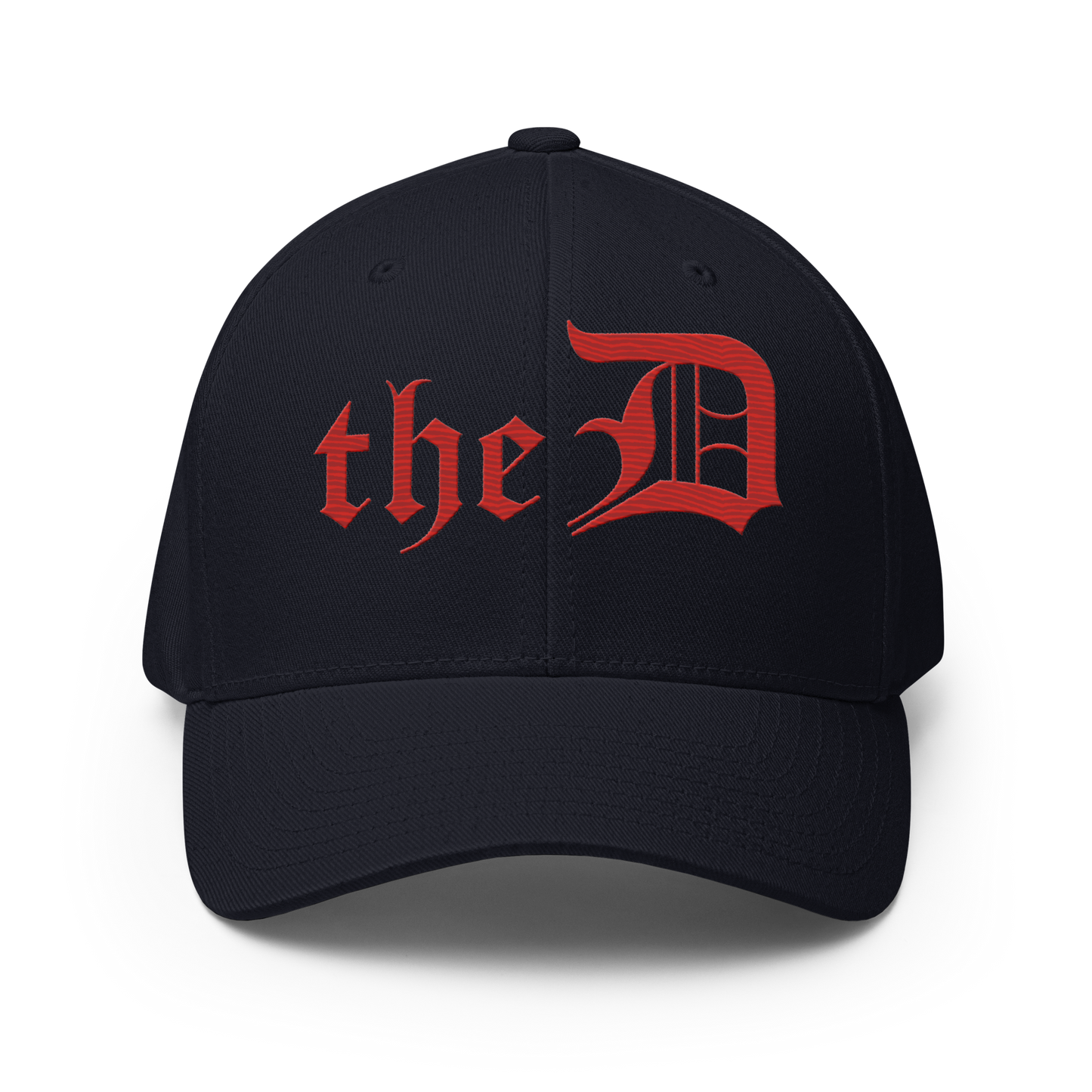 Detroit 'The D' Fitted Baseball Cap | Aliform Red