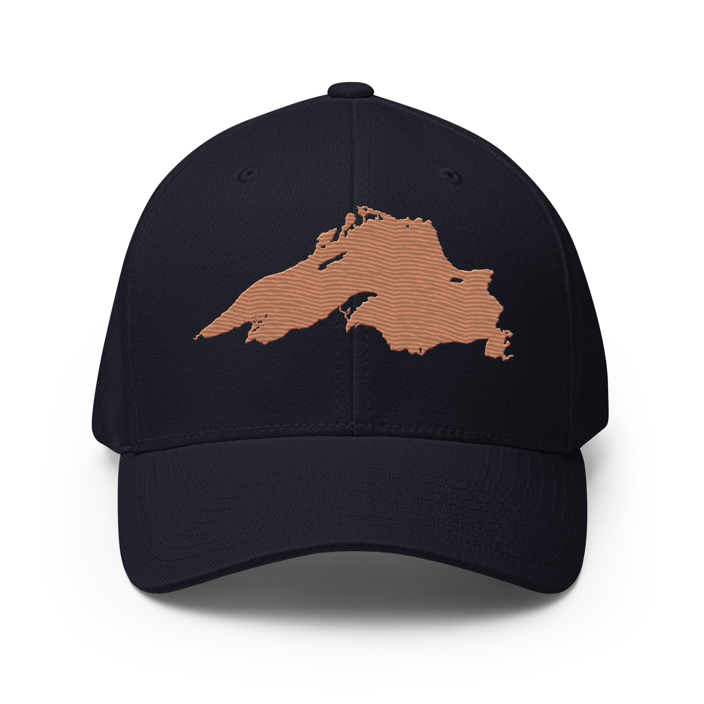 Lake Superior Fitted Baseball Cap | Copper