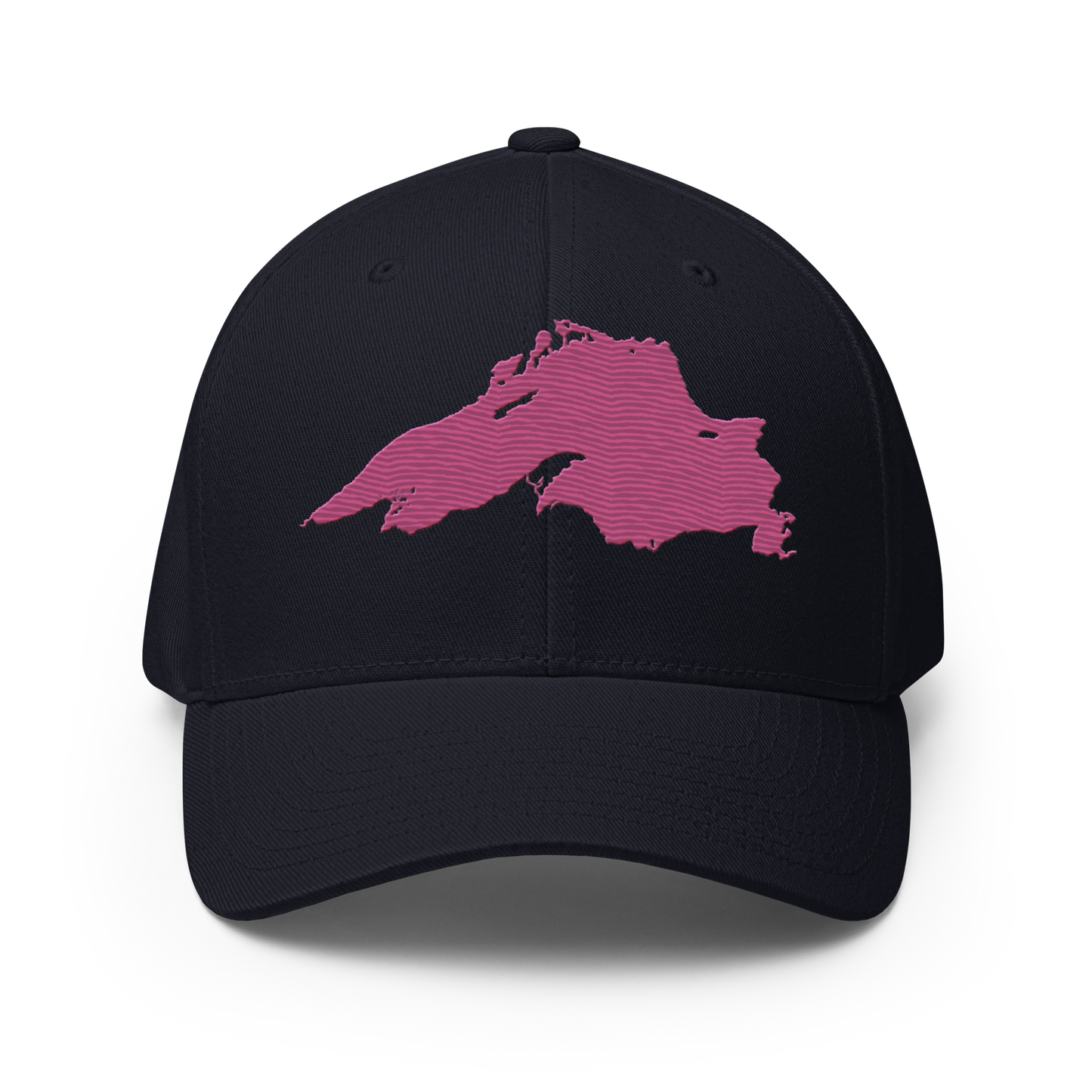 Lake Superior Fitted Baseball Cap | Apple Blossom Pink