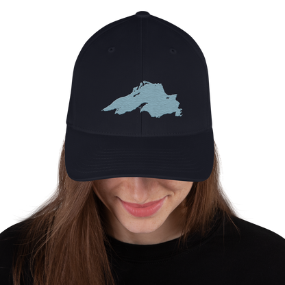 Lake Superior Fitted Baseball Cap | Opal Blue