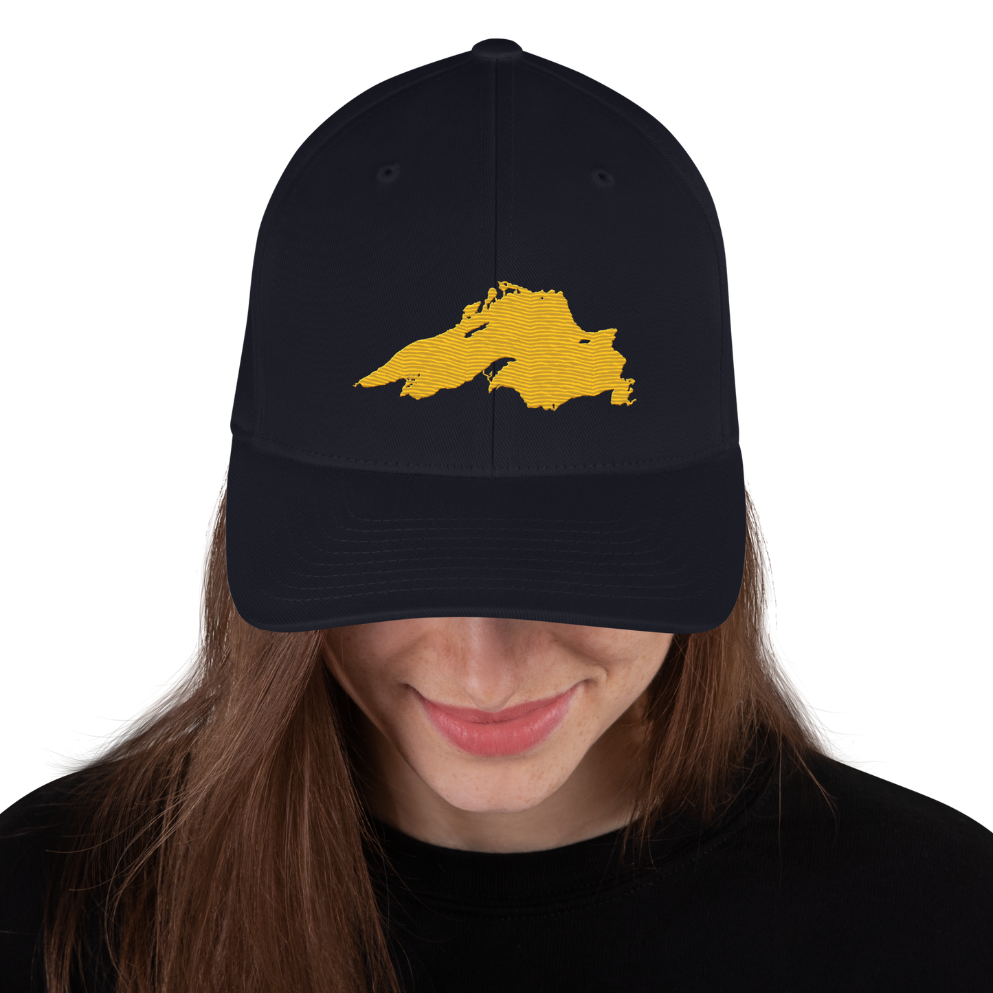 Lake Superior Fitted Baseball Cap | Superior Gold