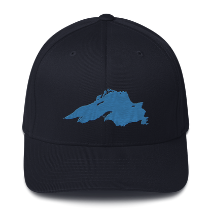 Lake Superior Fitted Baseball Cap | Superior Blue