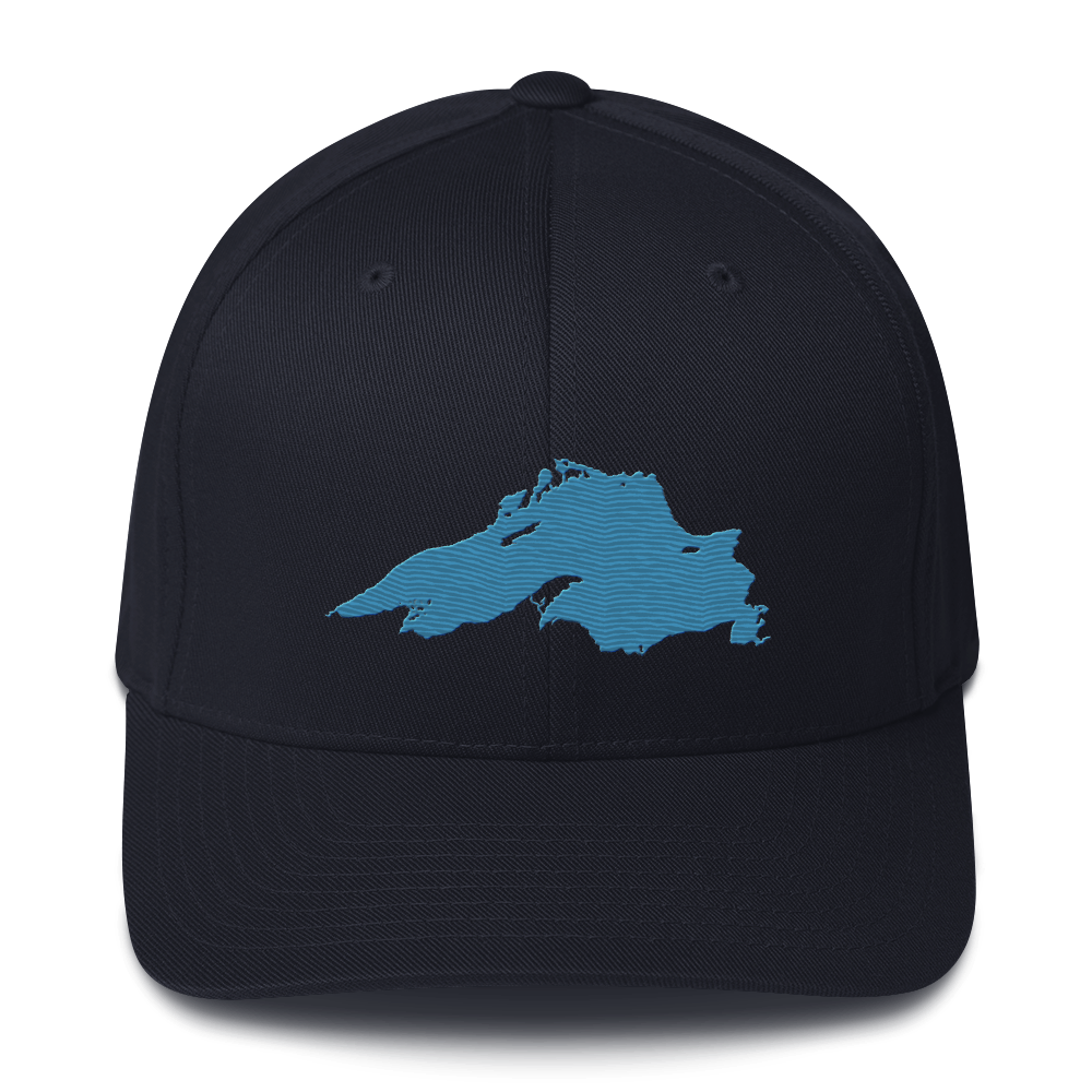 Lake Superior Fitted Baseball Cap | Traverse Blue