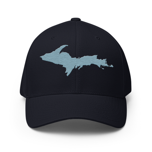 Upper Peninsula Fitted Baseball Cap | Opal Blue