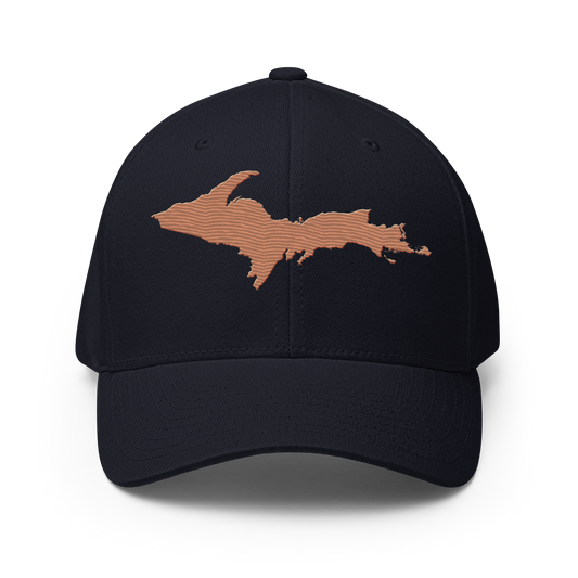 Upper Peninsula Fitted Baseball Cap | Copper