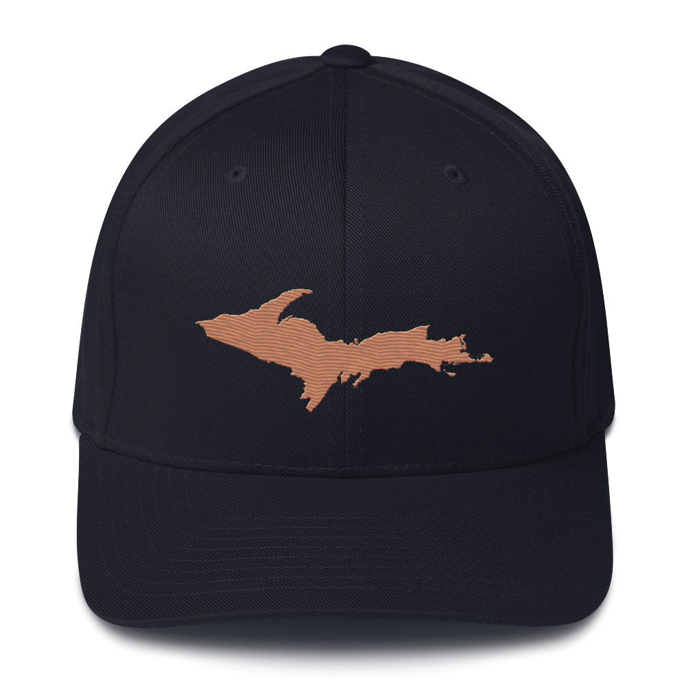 Upper Peninsula Fitted Baseball Cap | Copper