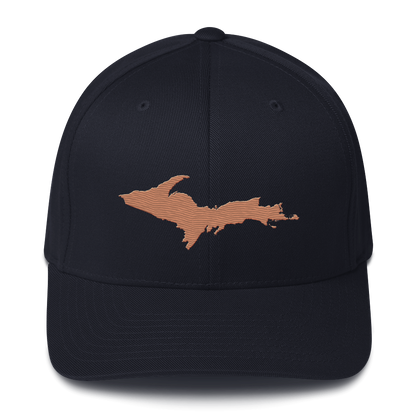 Upper Peninsula Fitted Baseball Cap | Copper