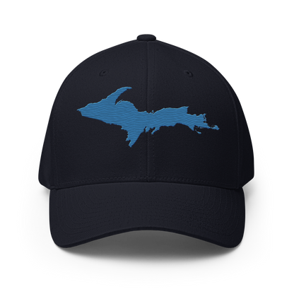 Upper Peninsula Fitted Baseball Cap | Superior Blue