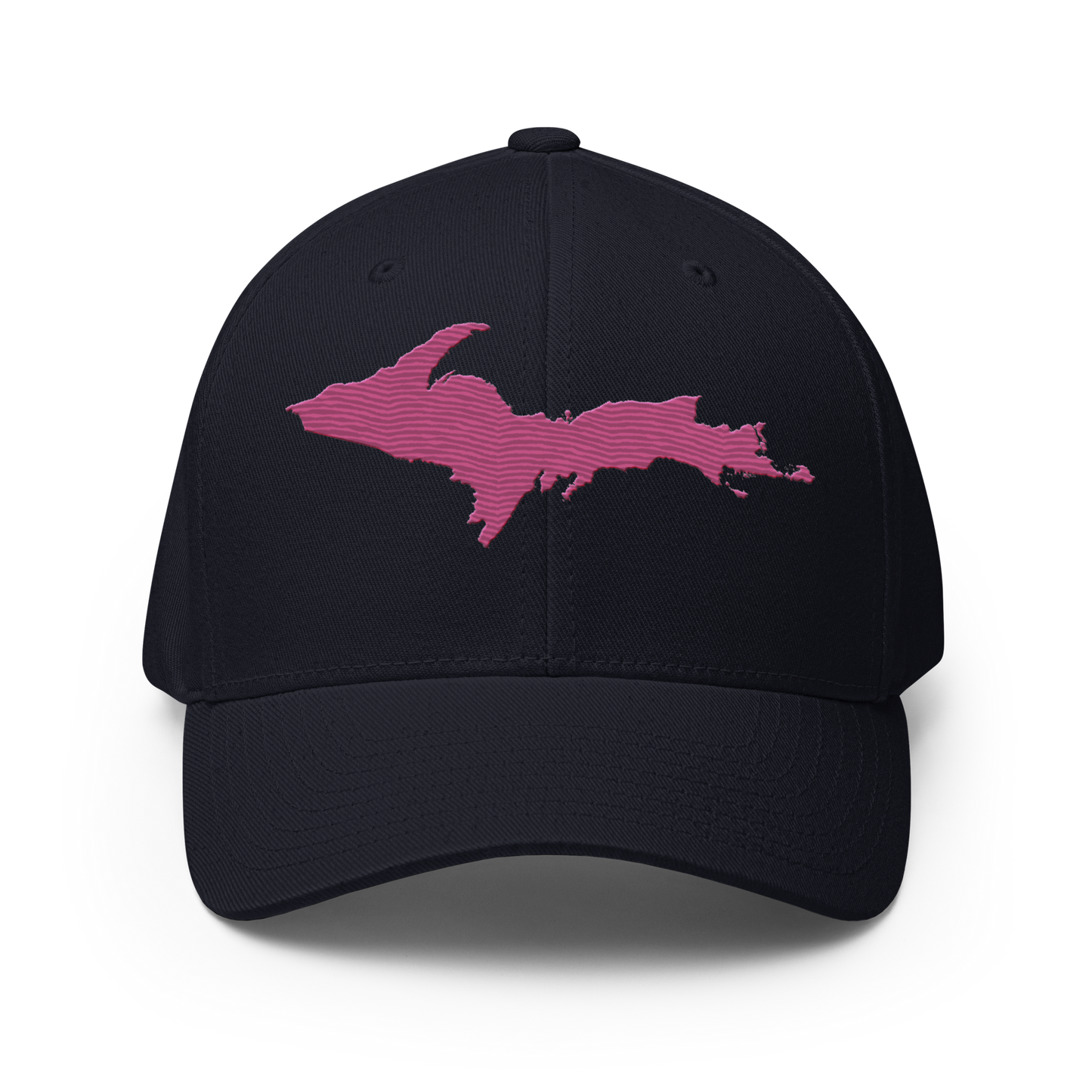 Upper Peninsula Fitted Baseball Cap | Apple Blossom Pink