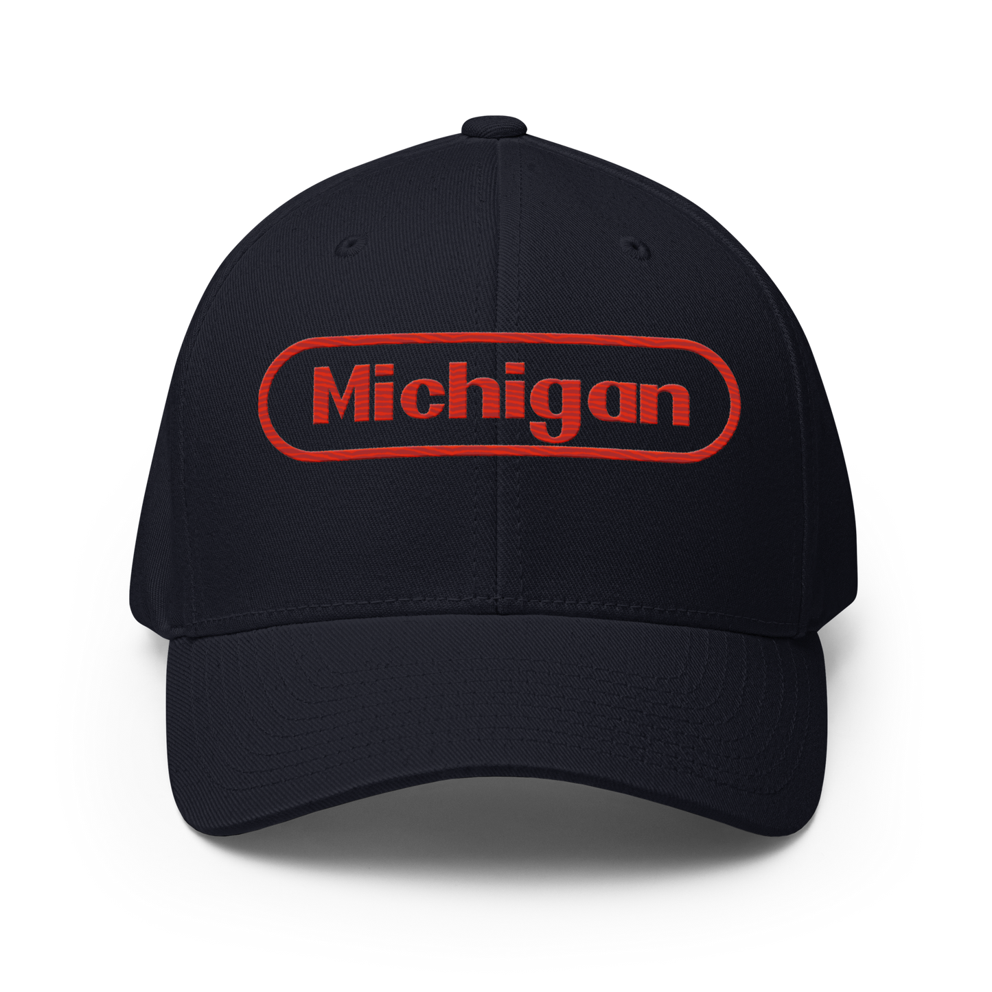 'Michigan' Fitted Baseball Cap | Video Game Parody