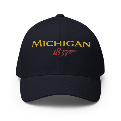 'Michigan 1837' Fitted Baseball Cap | British Spy Parody