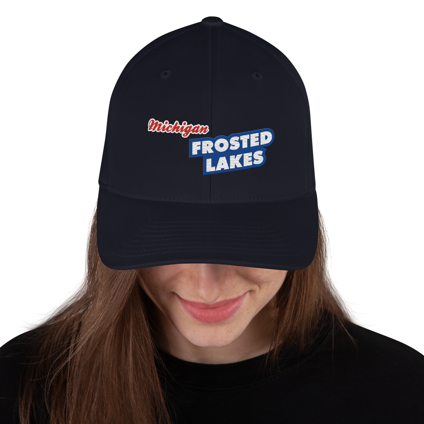 'Michigan Frosted Lakes' Fitted Baseball Cap | Cereal Parody