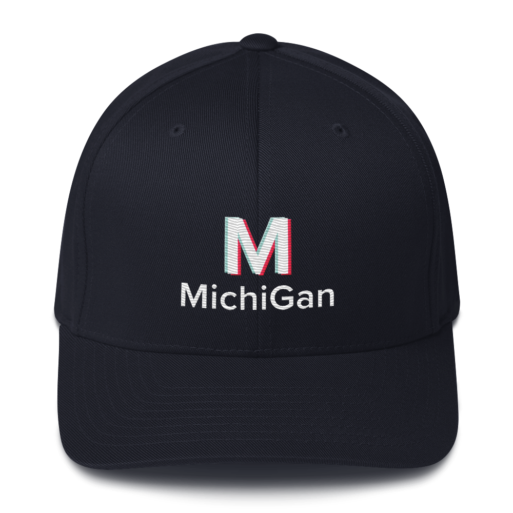 'Michigan' Fitted Baseball Cap | Social Media Parody