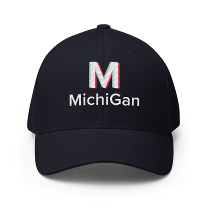'Michigan' Fitted Baseball Cap | Social Media Parody