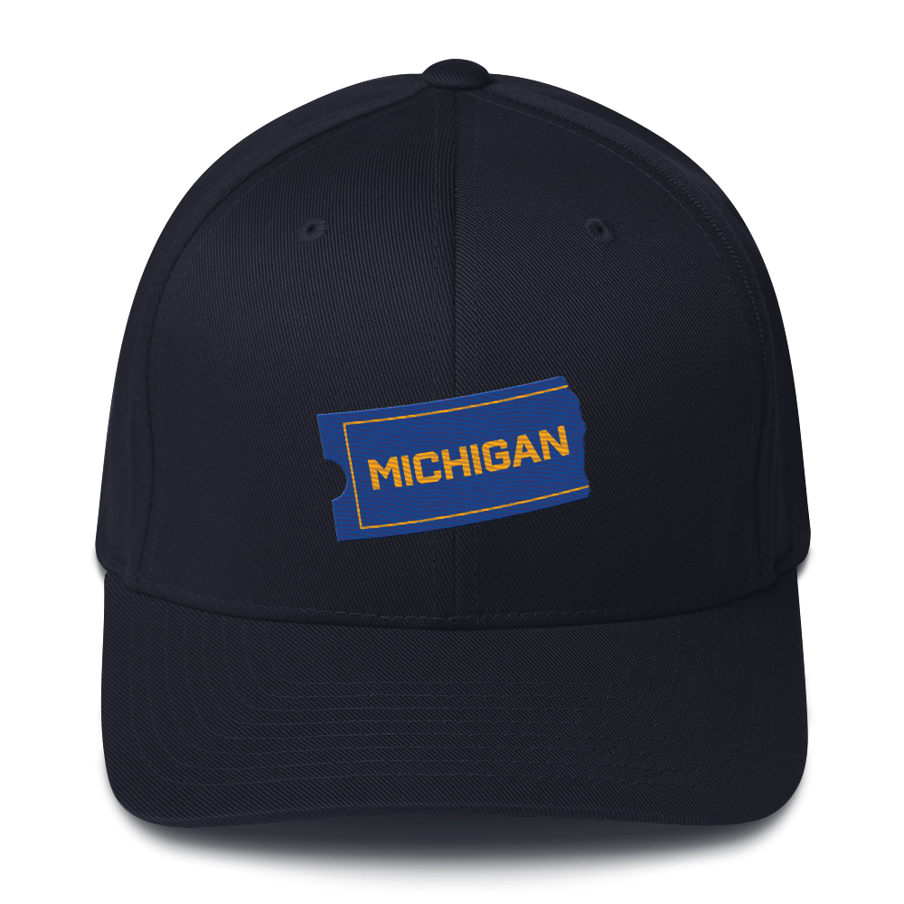 'Michigan' Fitted Baseball Cap | Video Rental Parody