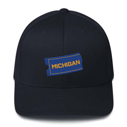 'Michigan' Fitted Baseball Cap | Video Rental Parody