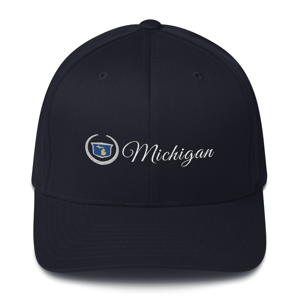 'Michigan' Fitted Baseball Cap | Luxury Auto Parody