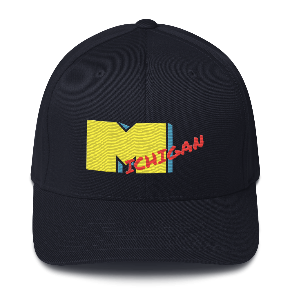 'Michigan' Fitted Baseball Cap | Music TV Parody