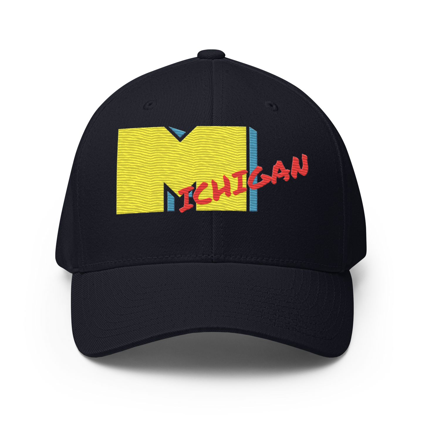 'Michigan' Fitted Baseball Cap | Music TV Parody