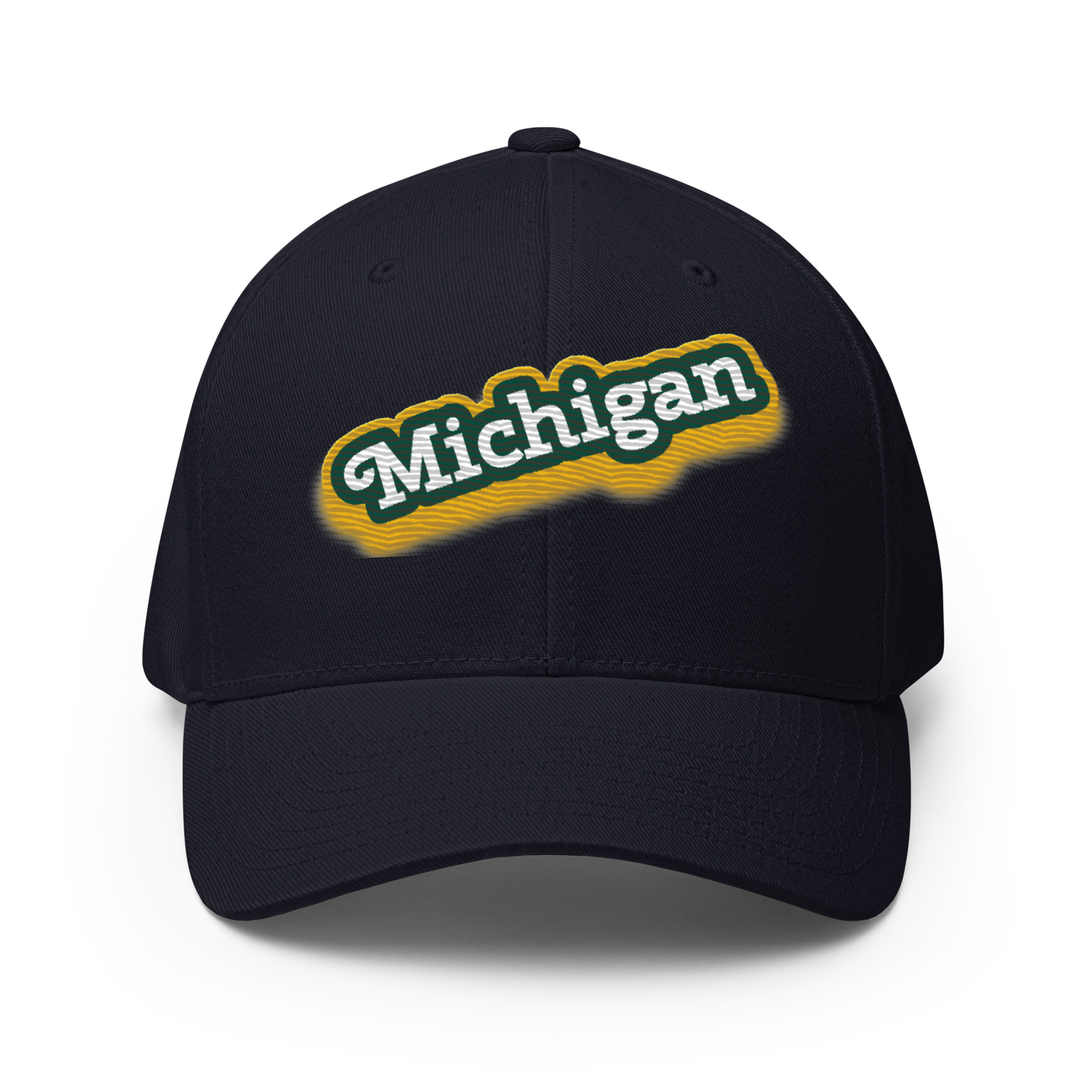 'Michigan' Fitted Baseball Cap | Ginger Pop Parody