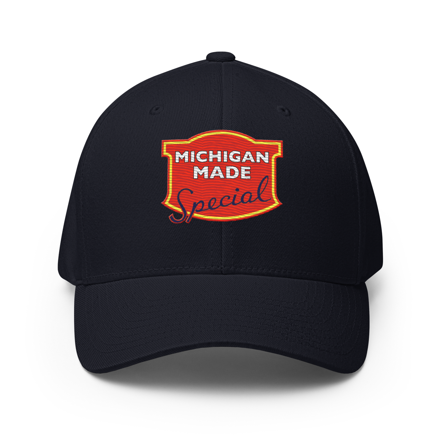 'Michigan' Fitted Baseball Cap | Potato Chip Parody