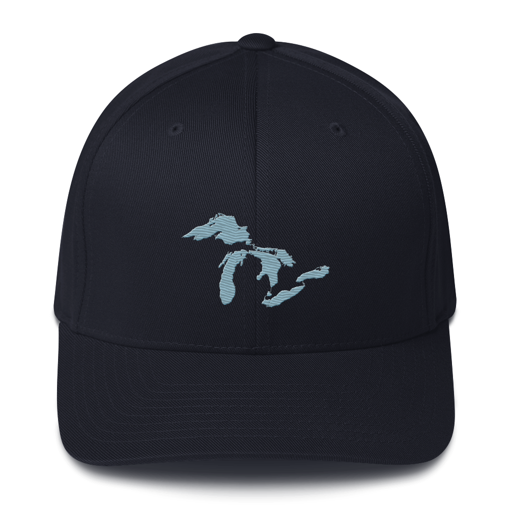 Great Lakes Fitted Baseball Cap | Opal Blue