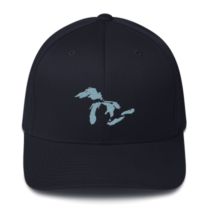 Great Lakes Fitted Baseball Cap | Opal Blue