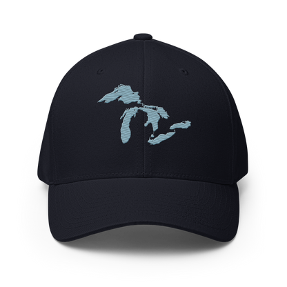 Great Lakes Fitted Baseball Cap | Opal Blue