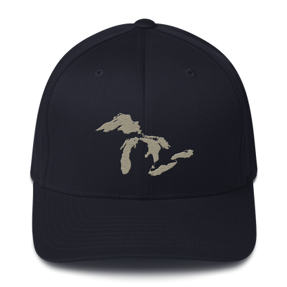 Great Lakes Fitted Baseball Cap | Petoskey Beige