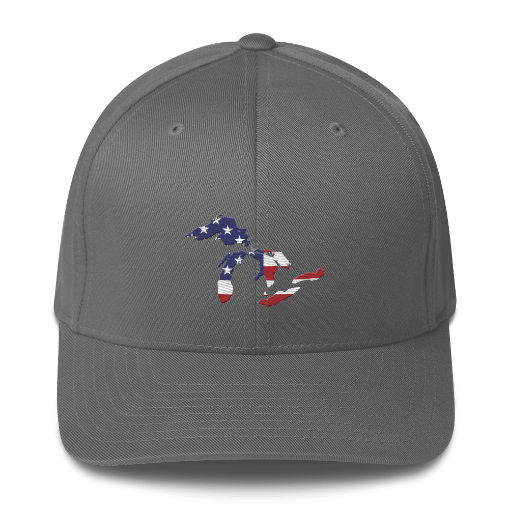 Great Lakes Fitted Baseball Cap (Patriotic Edition)