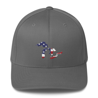 Great Lakes Fitted Baseball Cap (Patriotic Edition)