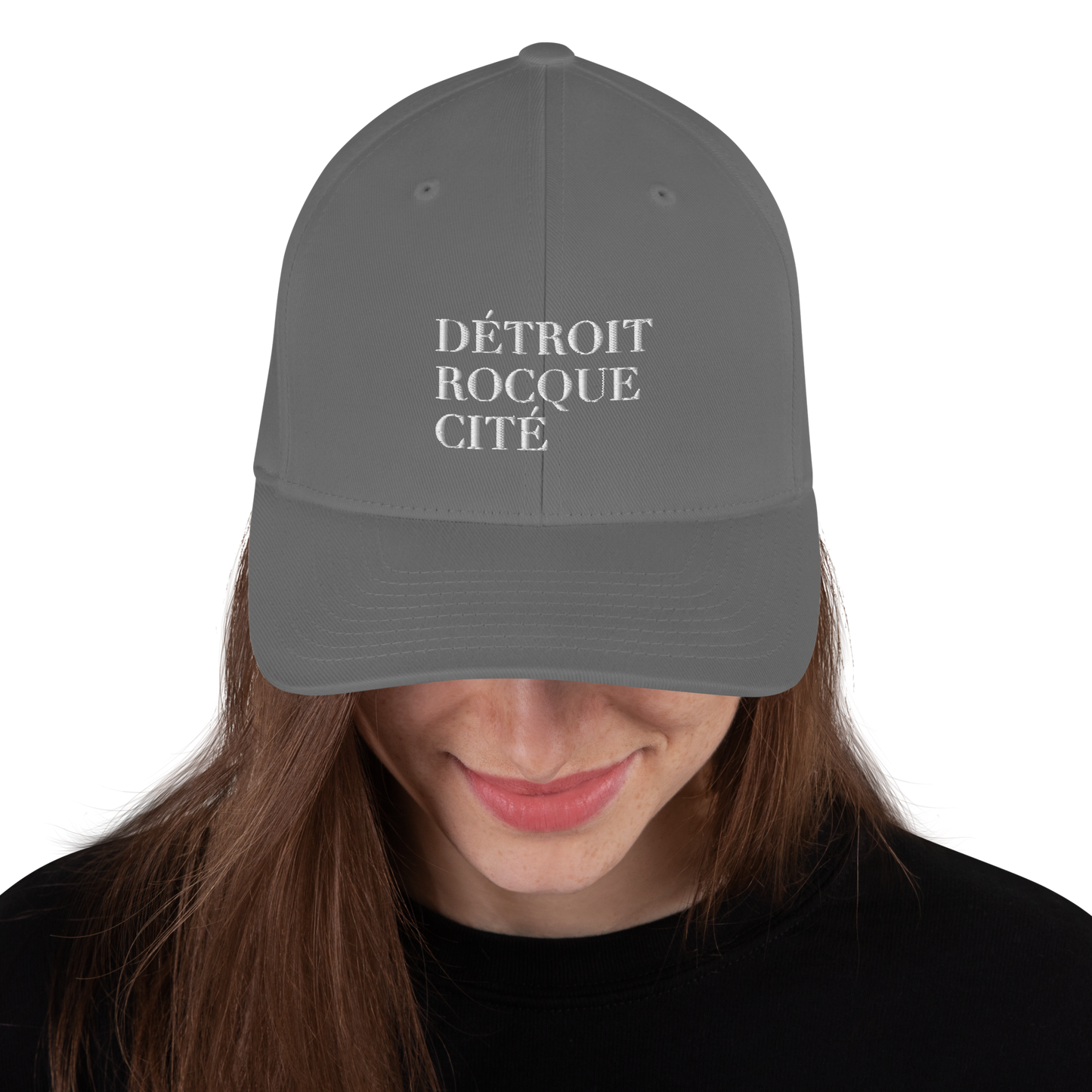 'Détroit Rocque Cité' Fitted Baseball Cap