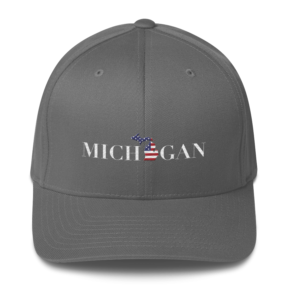 'Michigan' Fitted Baseball Cap (Didone Patriot Edition)