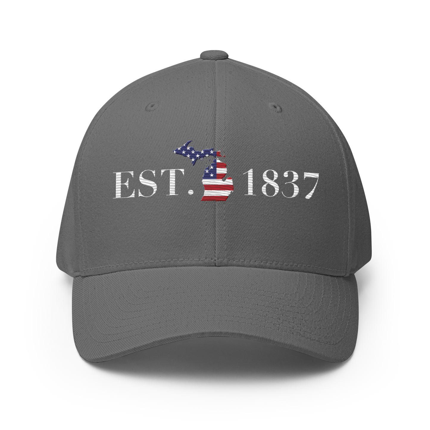 Michigan 'EST. 1837' Fitted Baseball Cap (Patriot Edition)