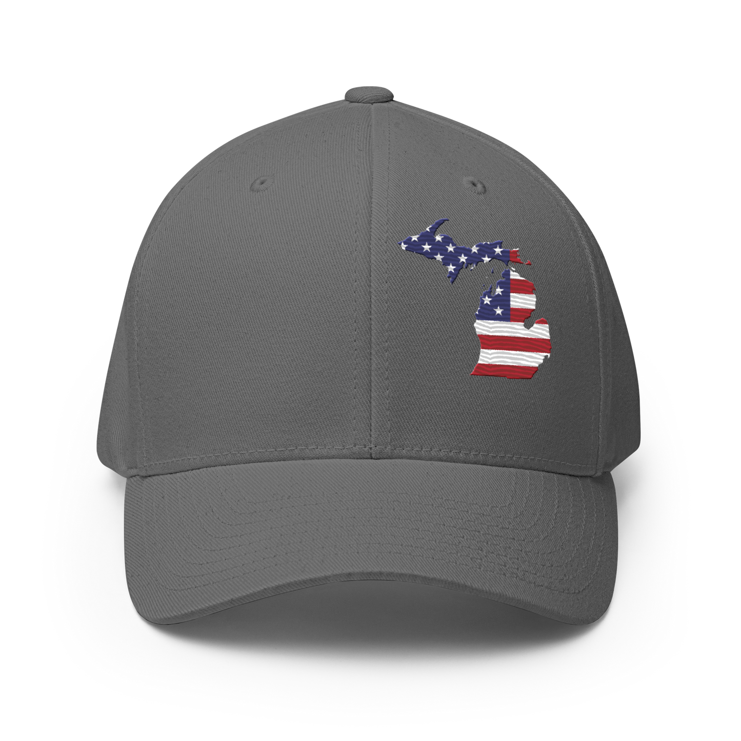 Michigan Fitted Baseball Cap (Patriot Edition)