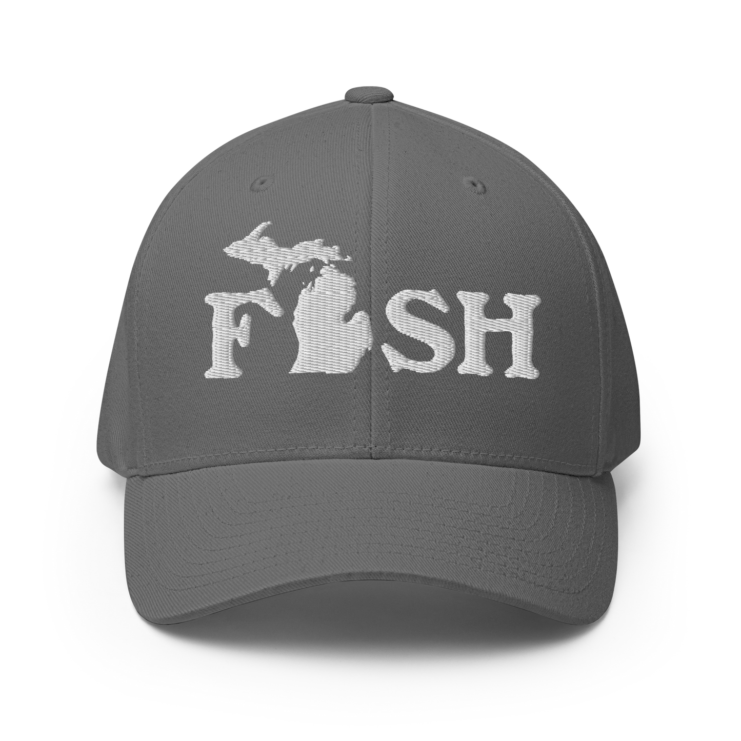 Michigan 'Fish' Fitted Baseball Cap