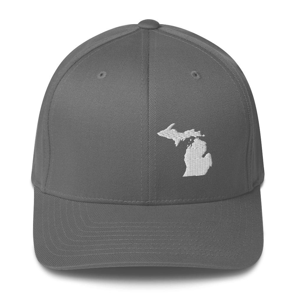 Michigan Fitted Baseball Cap (MI Outline)