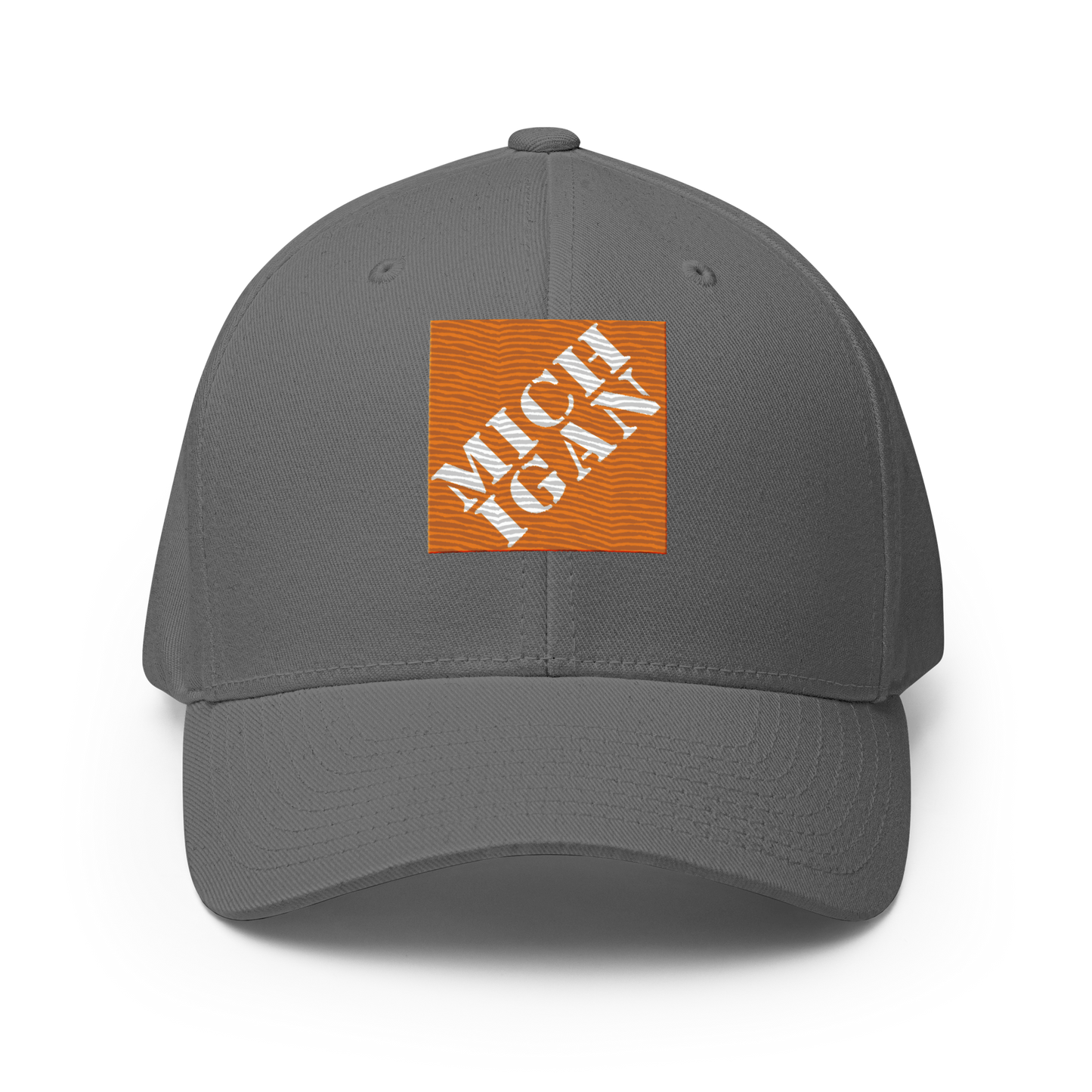 'Michigan' Fitted Baseball Cap | Construction Retail Parody