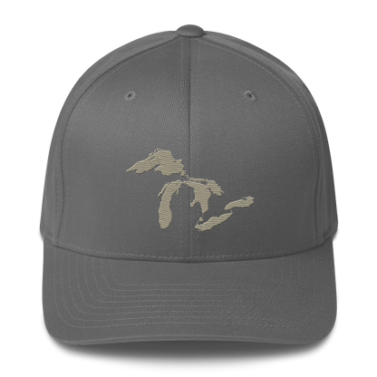 Great Lakes Fitted Baseball Cap | Petoskey Beige