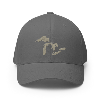 Great Lakes Fitted Baseball Cap | Petoskey Beige