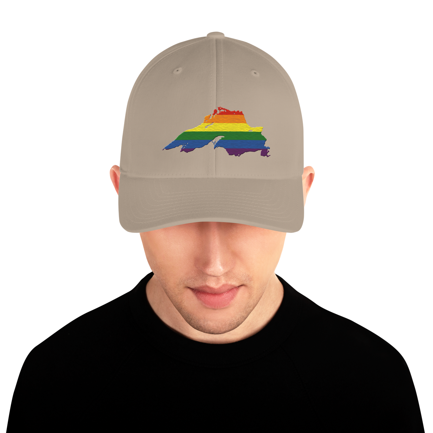 Lake Superior Fitted Baseball Cap | Rainbow Pride Edition