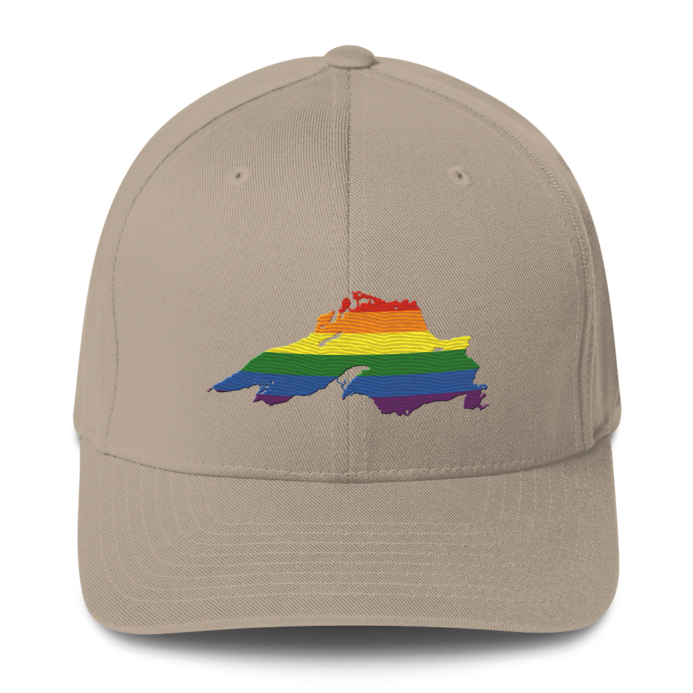 Lake Superior Fitted Baseball Cap | Rainbow Pride Edition