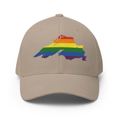 Lake Superior Fitted Baseball Cap | Rainbow Pride Edition