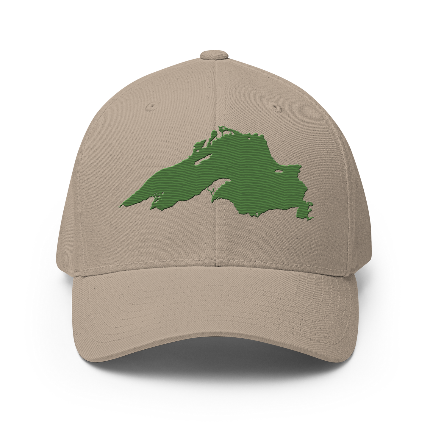 Lake Superior Fitted Baseball Cap | Pine Green