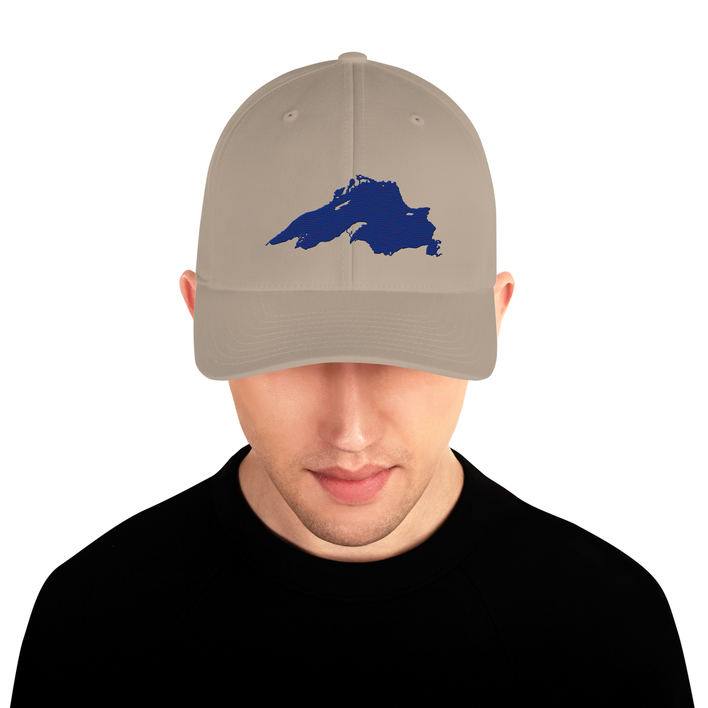 Lake Superior Fitted Baseball Cap | Bourbon Blue