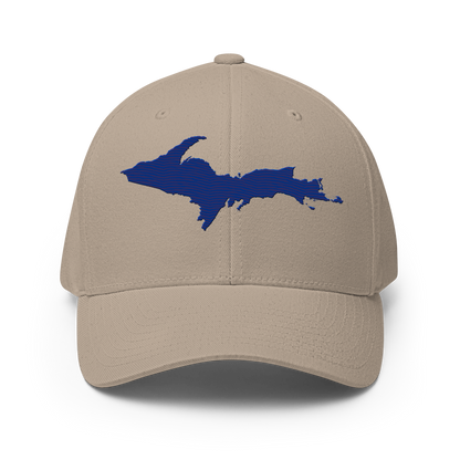 Upper Peninsula Fitted Baseball Cap | Bourbon Blue