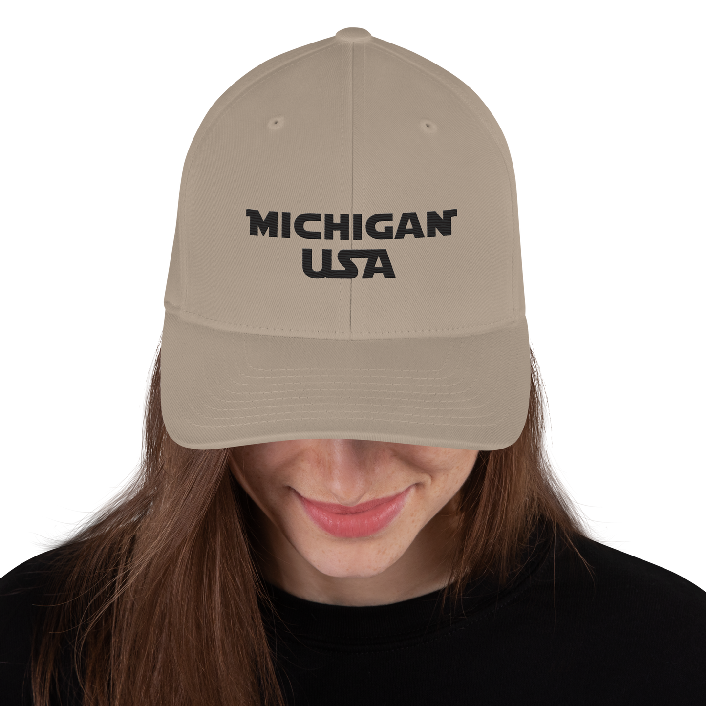 'Michigan USA' Fitted Baseball Cap | Epic Sci-Fi Parody